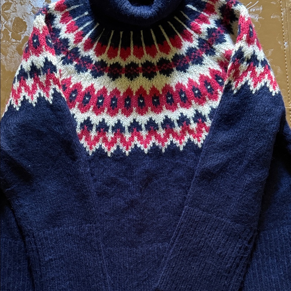 Navy Fair Isle Sweater